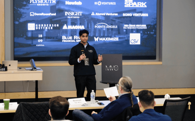 Abhi speaking at MVC